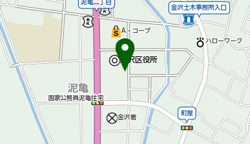 【バイク】金沢区総合庁舎 駐車場の地図画像