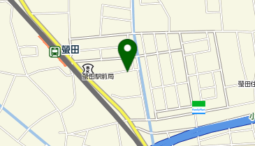 【バイク】蛍田駅東口自転車駐車場(蓮正寺住宅前)の地図画像
