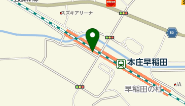 【バイク】本庄早稲田駅第2自転車駐車場の地図画像