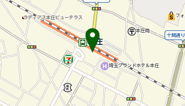 【バイク】本庄駅南口バイク駐車場の地図画像