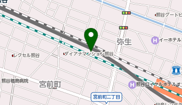 【バイク】熊谷駅西自転車駐車場の地図画像