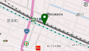 【バイク】上熊谷駅東自転車駐車場の地図画像