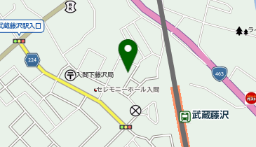 【バイク】武蔵藤沢駅西口駐輪場の地図画像