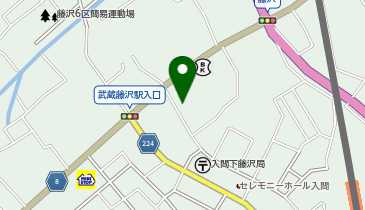 【バイク】武蔵藤沢駅第二自転車駐車場の地図画像