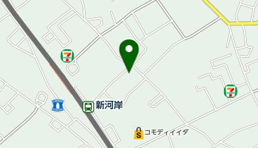 新河岸駅第一自転車置場(バイク駐車場)の地図画像