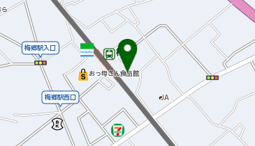 梅郷駅東口市営自転車等駐車場の地図画像