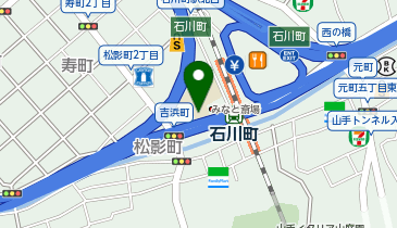 【バイク】石川町駅北口自転車駐車場の地図画像