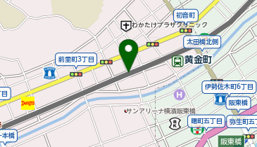 【バイク】京急黄金町駅前第二駐輪場の地図画像