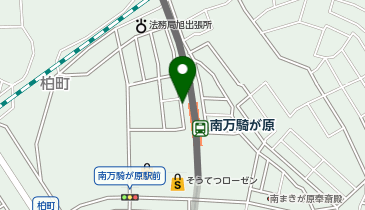 Tacyサイクルパーク南万騎が原駅(バイク駐車場)の地図画像