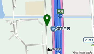 【バイク】並木中央駅自転車駐車場の地図画像