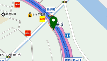 【バイク】鳥浜駅自転車駐車場の地図画像