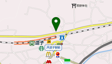 【バイク】JR逗子駅東駐輪場の地図画像