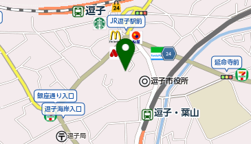 【バイク】逗子駅 一般有料第2駐輪場の地図画像