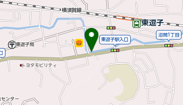 【バイク】東逗子橋東駐輪場の地図画像