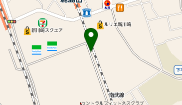 鹿島田駅周辺自転車等駐車場第1施設の地図画像