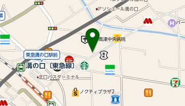 武蔵溝ノ口駅北口周辺自転車等駐車場第3施設の地図画像