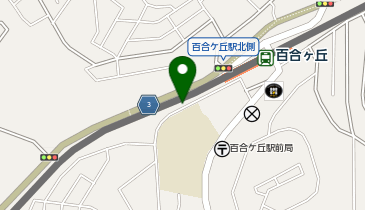 百合ヶ丘駅周辺自転車等駐車場第2施設の地図画像