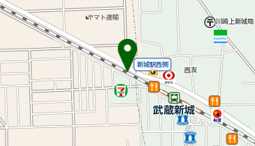 【バイク】Parking in武蔵新城駐輪場の地図画像