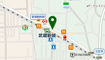 バイクパーク(バイク駐車場)の地図画像