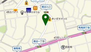 鷺沼駅周辺自転車等駐車場第1施設(駅寄り)の地図画像