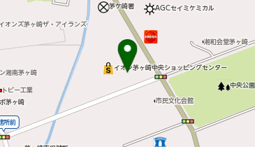 イオン茅ヶ崎中央店バイク置場(バイク駐車場)の地図画像