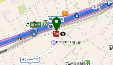 【バイク】COIN PARK幡ヶ谷駅前バイク駐車場の地図画像