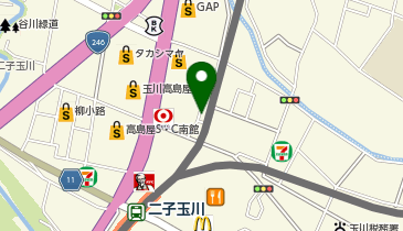 【バイク】東急二子玉川駅駐輪場の地図画像