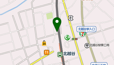 【バイク】北越谷高架下駐輪場の地図画像