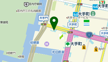 【バイク】パレスホテル東京・パレスビル駐車場の地図画像