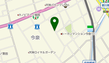 NPC24H今泉1丁目(バイク駐車場)の地図画像