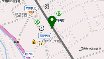 【バイク】三井のリパーク交野市駅前バイク駐車場の地図画像