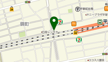 【バイク】平塚駅西口第3駐輪場の地図画像