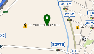 【バイク】THE OUTLETS ジ アウトレット北九州 南駐輪場の地図画像