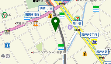 ロクラス今泉(バイク駐車場)の地図画像