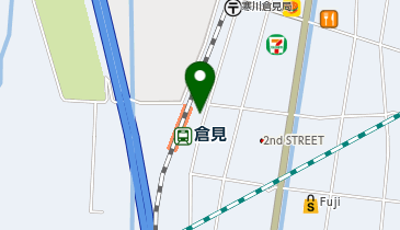 【バイク】倉見駅前駐輪場の地図画像