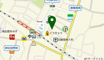 【バイク】エコステーション21中山とうきゅう駐輪場Bの地図画像