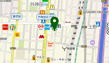 ザ・パーク 外神田4丁目第1(バイク駐車場)の地図画像