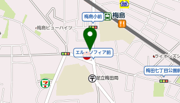 【バイク】ST-Park梅島第2バイク駐車場の地図画像