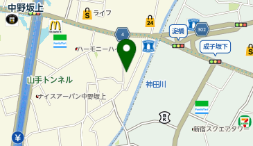 【バイク】アイパーク駐輪場中野本町第1の地図画像