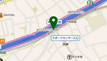 【バイク】渋谷第13本町1丁目交差点駐車場の地図画像