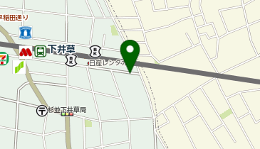 【バイク】下井草南自転車駐車場の地図画像