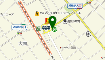 サイクルポート鴻巣2(バイク駐車場)の地図画像