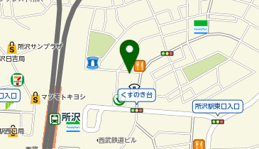 【バイク】所沢駅東口第2自転車駐車場の地図画像