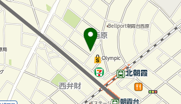 【バイク】サイクルダイチ朝霞台第2駐輪場の地図画像