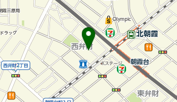 リゾン朝霞西弁財No2コインサイクル(バイク駐車場)の地図画像