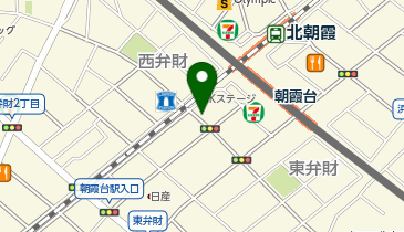 【バイク】リゾン朝霞台No1駐輪場の地図画像