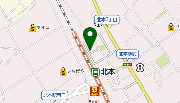 【バイク】北本駅東口第一自転車駐車場の地図画像