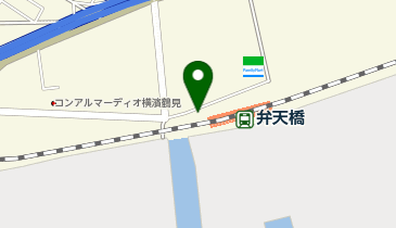 バイクパーク弁天橋(バイク駐車場)の地図画像