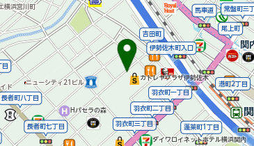 【バイク】カトレヤプラザ伊勢佐木専用駐輪場の地図画像