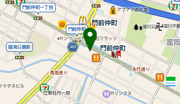 【バイク】門前仲町スターダスト駐輪場の地図画像